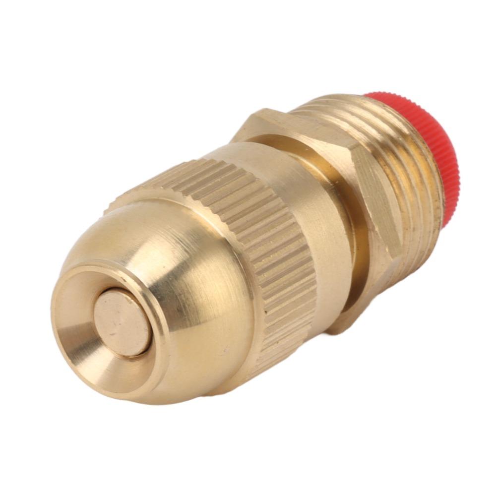 5PCS G1/2 Male Thread Misting Nozzle Brass Irrigation Nozzle Durable Spray Nozzle  Lawn Watering