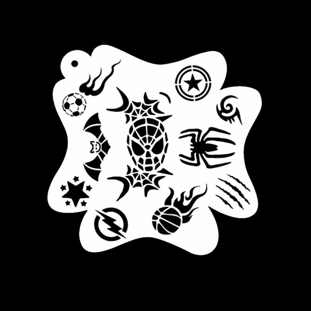 Ручная роспись лица, шаблоны для рисования, многоразовые инструменты для макияжа своими руками, трафареты для рисования боди-арта