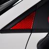 For Fiat 500 for Abarth 595 695 2008- Car Window A-pillar Triangular Panel Decoration Carbon Fiber Car Accessory Sticker
