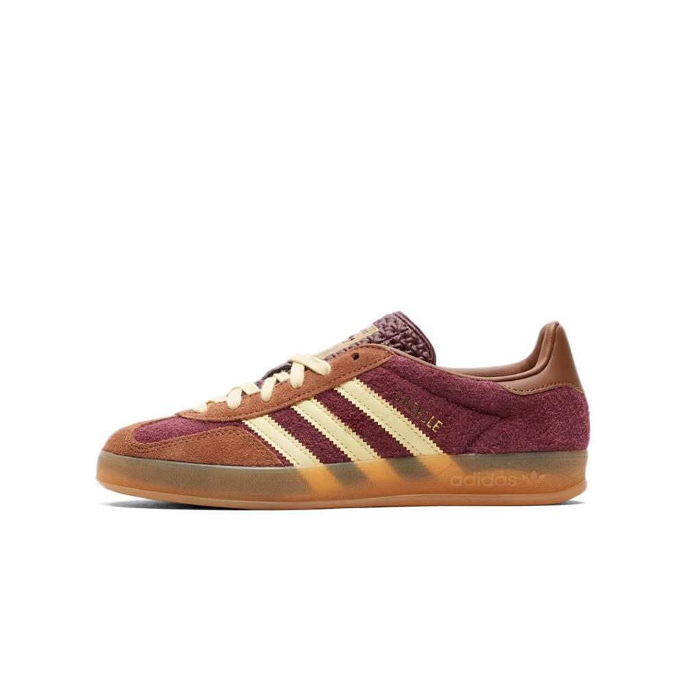 Adidas Gazelle Indoor Maroon Almost Yellow