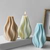 Silicone Mold 12.5x8CM Flexible For Handicraft Lovers And Small Studio Projects For Detailed Wave Pillar Candles