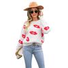 Women's Autumn and Winter Round Neck Pullover Love Jumper