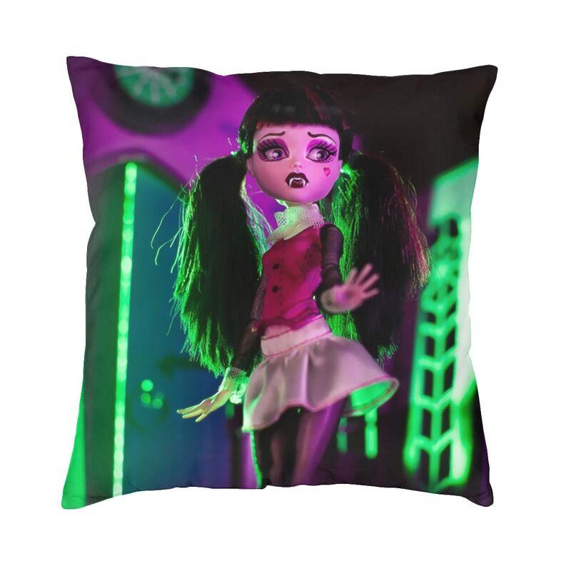 Дракулаура девушка Monster High Роскошные пледы наволочки домашний декор мультфильм анимация ТВ автомобиль наволочка