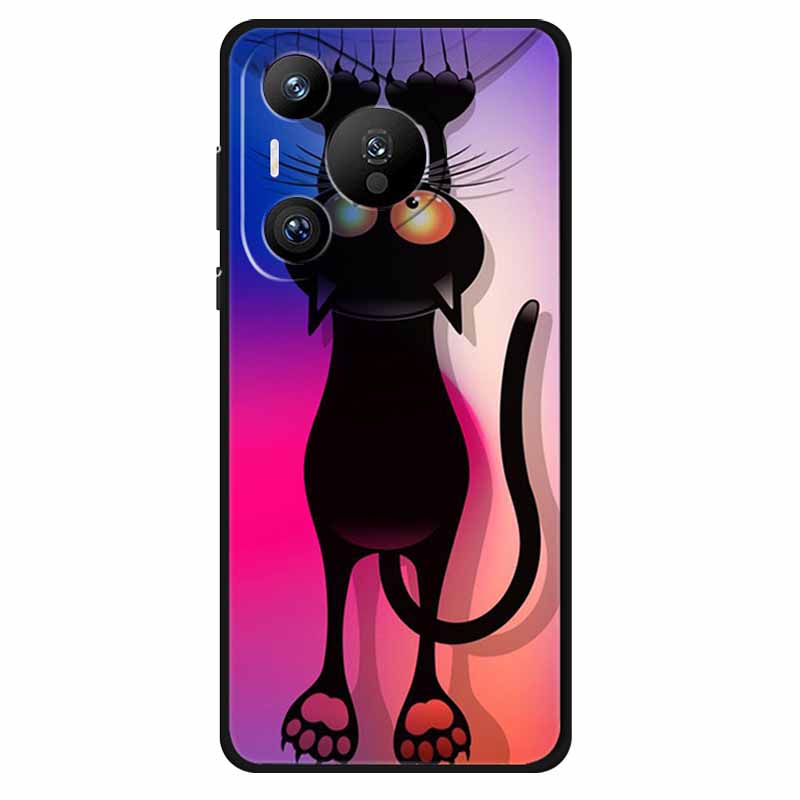 Чехол для Huawei Pura 70 Ultra Pro Силиконовый с рисунком животных ТПУ Мягкая задняя крышка телефона Для Pura70 Pro+ Чехол с львом Ударопрочный Чехол Pura70