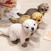PP Cotton Brown Otter Plush Toy Soft Simulation Otter Toy Doll  Decorate Present