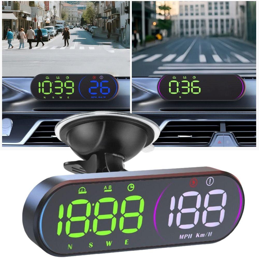 Portable Digital Speedometer Universal Windshield Projector Car Head Up Display Tachometer