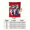 Teen Titans Wall Tapestry Aesthetic Wall Hanging Printed Fabric Blanket Decorative Tapestries For Bedroom Living Room Home Decor