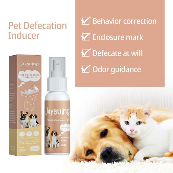 30ml Pet Defecation Inducer Safe Ingredients Non-Irritating Convenient Multipurpose User Safely Remove Odor Portable