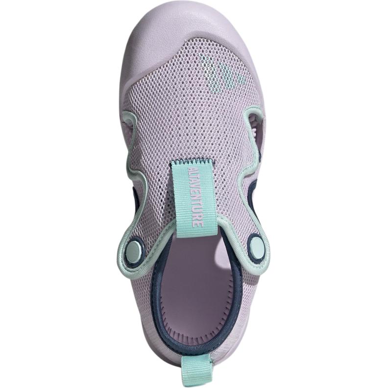 Adidas Altaventure 3.0 Comfortable Versatile Anti-Kick Durable Low-Top Kids Sandals Kids Sandals Light-Purple JQ2283