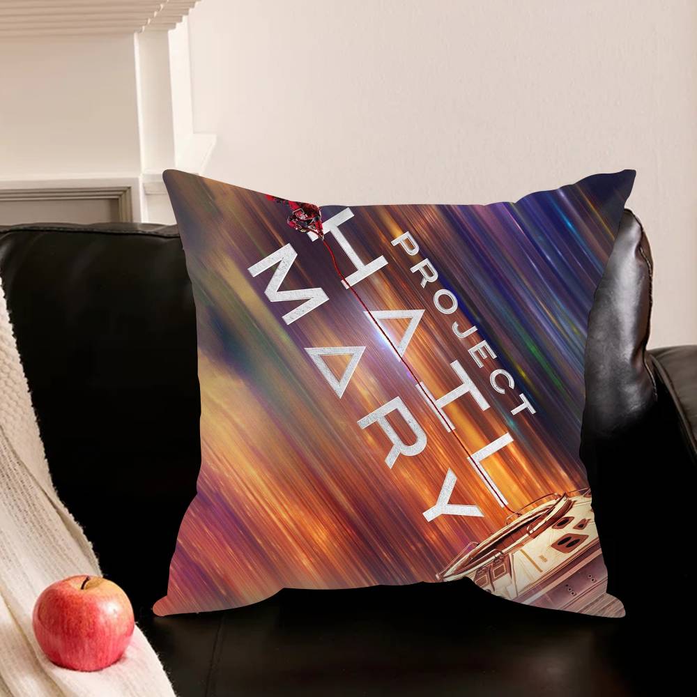 Film Project Hail M-Mary Pillowcase Living Room Sofa Cushion Cover Bedroom Room Bed Pillow Cover Home Decoration