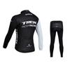 Men Women Cycling Jersey Set Long Sleeve Mountain Bike Outfit Breathable Quick Dry Performance Wear