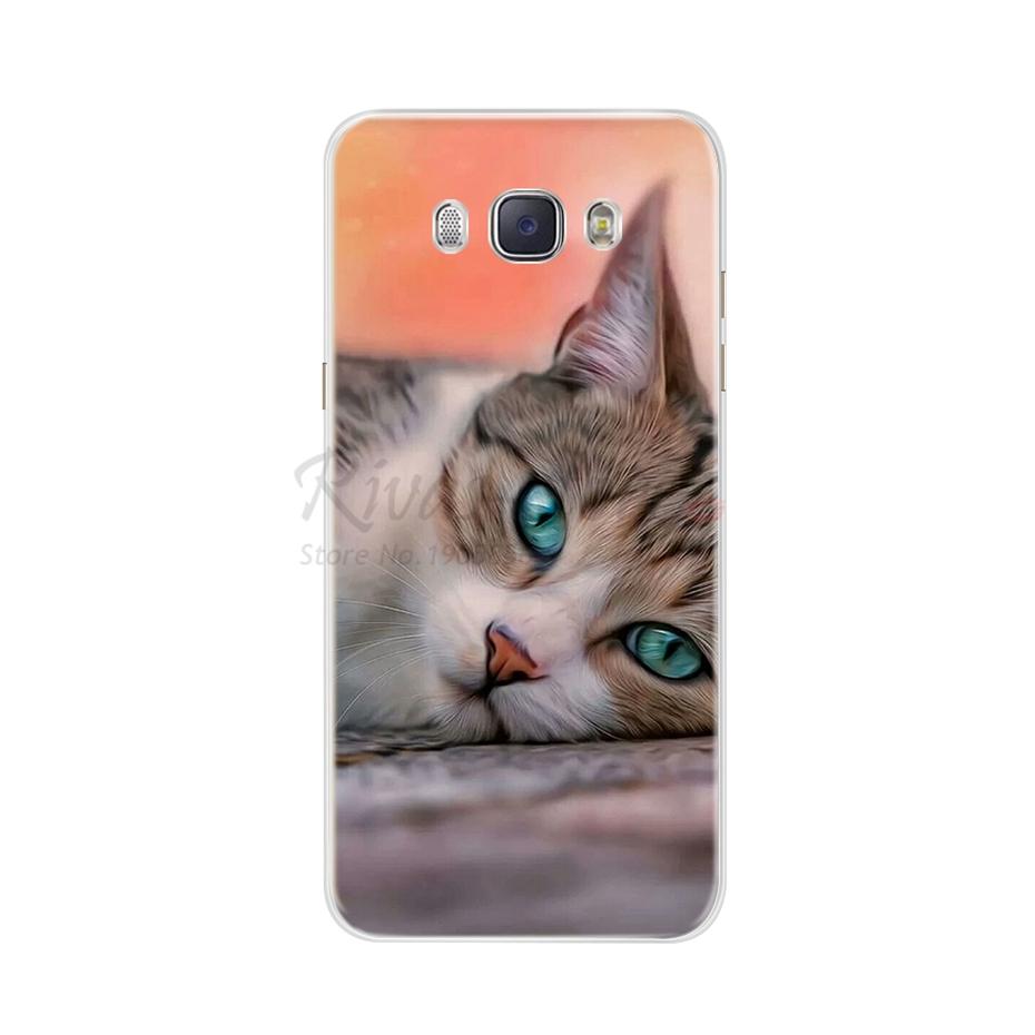 Для чехла Samsung Galaxy J5 2016 Чехол J510 J510F Обложка Цветы Расписная Задняя Защитная Крышка Телефона Для Coque Samsung J5 2016 Чехол
