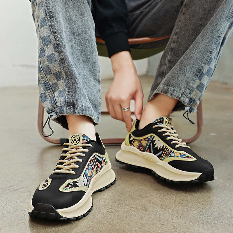 Fashion Thick-heeled Ventilation Men Training Shoes Basketball Baskettes Sports Sneakers Husband Different Basctt Top Sale Workout