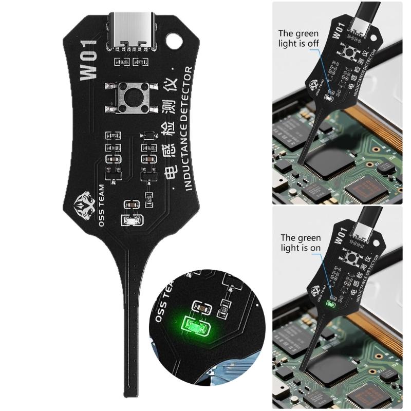 Универсальный тестер индуктивности W01 Детекторы индуктивности с компактной конструкцией и возможностями немедленного обнаружения неисправностей