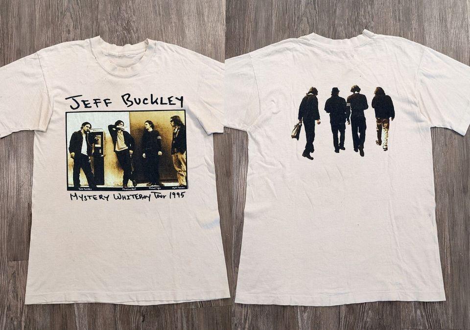 Both-sided 90s Jeff Buckley , Jeff Buckley Mystery White Boy Tour Unisex T-Shirt