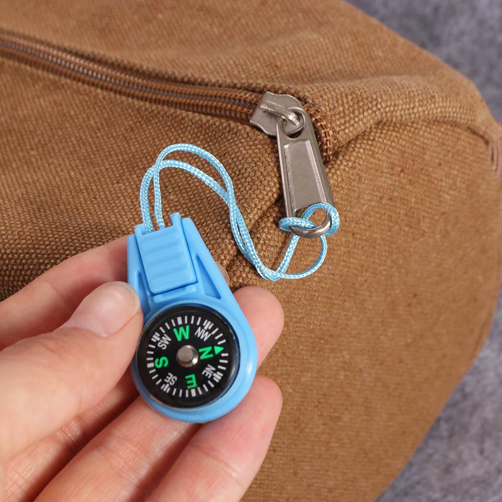 Waterproof Pocket Compass Multifunctional Lanyard Compass Mini Survival Compass Outdoor Adventure