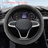 1PC Winter Warm Steering Wheel Cover, Universal Winter Plush Steering Wheel Anti Slip Full Surrounding Protective Cover