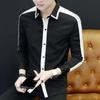 Men S Short Sleeve Striped Loose Fit Casual Shirt For Young Men