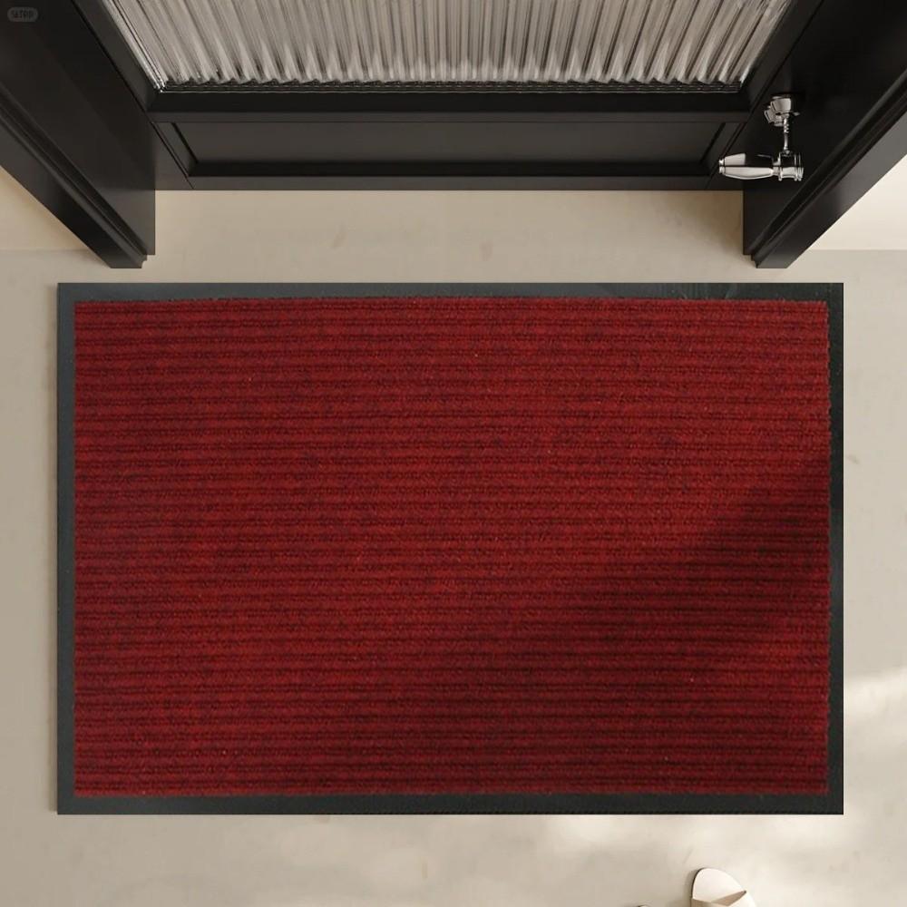 New 40x60cm Door Mat Super Absorbent Rubber Washable Door Mat Dirt Trapper Entrance Rug Front Door