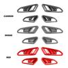 4 шт. Красная Накладка на Рамку Ручки Внутренней Двери Для Chevrolet Equinox LS 2025 2026 Автомобильные Аксессуары для Интерьера LHD