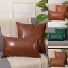 Premium Faux Distressed Leather Cushion Cover Handmade Pillow Case Sofa Bed