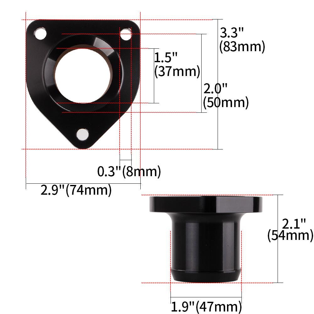 Car Thermostat Water Outlet for Ford Powerstroke 7.3L (1999-2003)