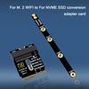 Yousheng M.2 A&E To NVME SSD Expansion Card Supports 2230/2242/2260/2280 Computer Motherboard M2 Key A-E To NVME SSD PCIe 4.0 Extension Adapter PCB
