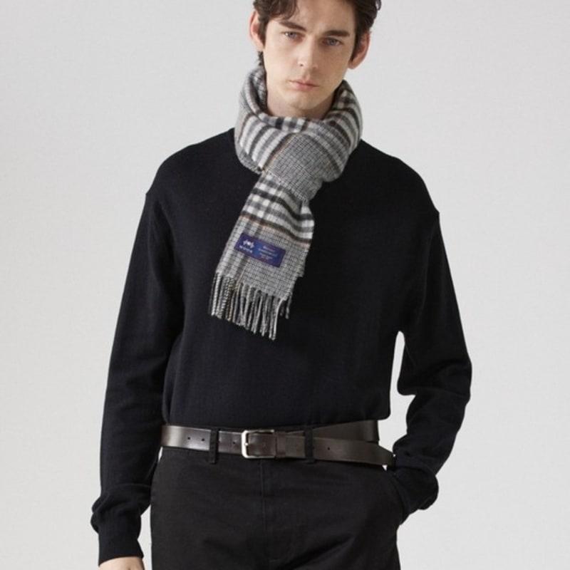 ABRAHAM MOON Шарф из мериносовой шерсти 25 см - Harrison Natural