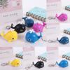 Sounds Light Sea Whale Keychain with Sound Animal LED Keychain LED Whale Keyring Bag Pendant