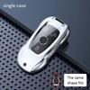 Ziny Alloy Car Remote Key Case Cover Shell for Mercedes Benz A B C E S Class W204 W205 W210 W212 W213 W176 W463 GLC GLB GLE AMG