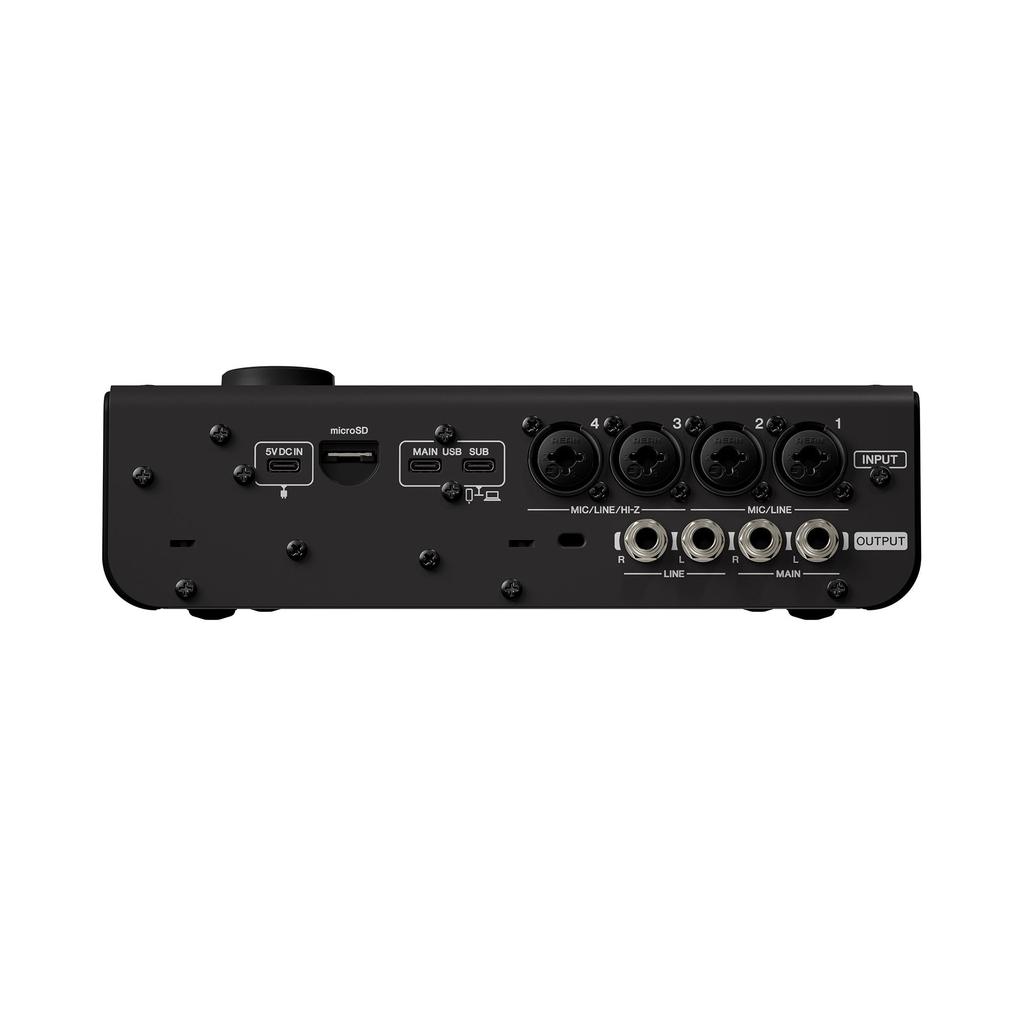 Yamaha URX44 B Audio USB-C Interface, 32-bit/192kHz, 6-in/4-out