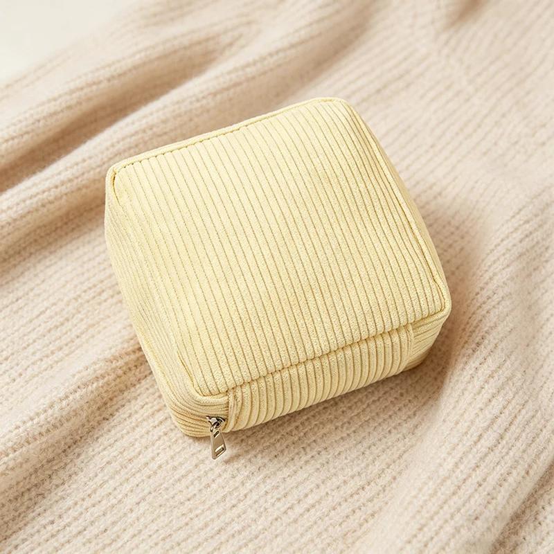 Toiletry Bag Sanitary Pad Pouch Pad Pouch Cute Cosmetic Storage Pouch Women Small Makeup Bag Cable Case