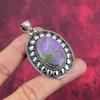 Purpurite Jewelry, 925 Solid Sterling Silver Pendant Handmade Gemstone Jewelry, Gifts For Wife Brand New Pendant