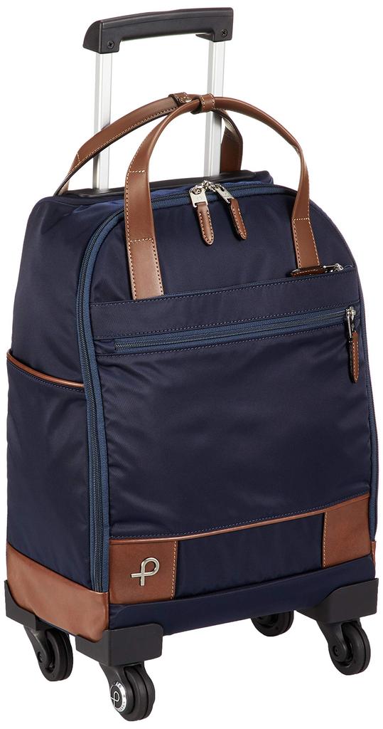 Чемодан с монетоприемником, размер S, 1 ночь, 2 дня, 18 л, стопор на роликах, 10 лет гарантии, сделано в Японии, чехол для переноски, сумка для переноски Solier Navy [Proteca], ручная кладь