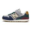 Nb 996 Low Top Running Shoes Kids Sneakers Navy-Blue Green YV996JO3
