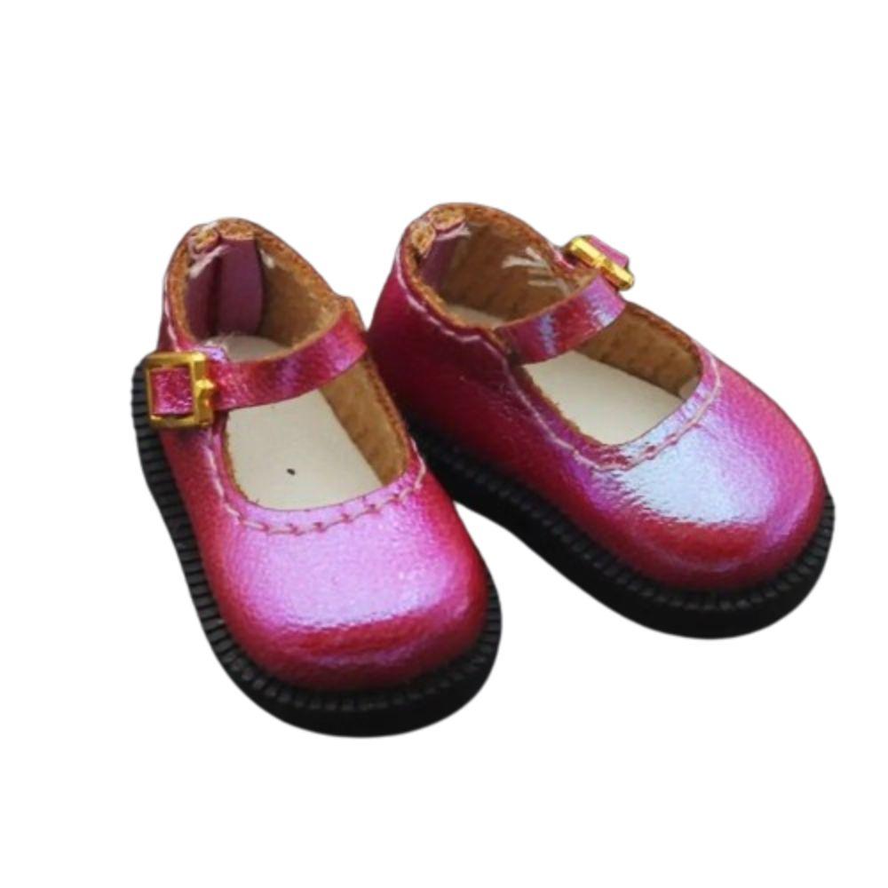 Lightweight 10cm Cotton Doll Shoes PU Leather Leather Boots Doll PU Leather Shoes  Clay Dolls