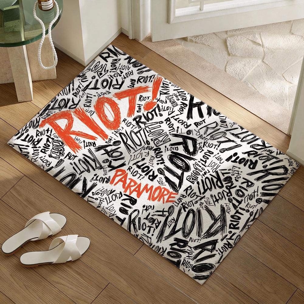 Popular Pop Rock Band P-Paramores Floor Mat Soft Flannel Non-Slip Door Mat - Thickened Rug for Living Room Home Decor