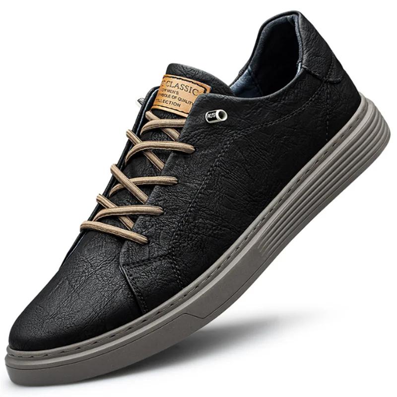 Модная итальянская марка Черные оксфорды из натуральной кожи Обувь унисекс Повседневная обувь На шнуровке Плоские кроссовки Роскошная обувь для мужчин Большой размер 37-47