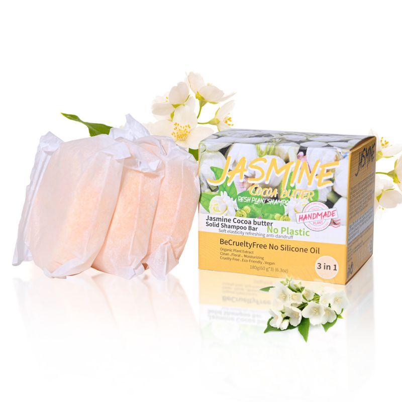 3 шт./набор шампунь-мыло, растительный шампунь, мыло, глубокое очищение/контроль жирности/пушистый/гладкий/крепкий у корней волос/питательный, восстанавливающий/против перхоти