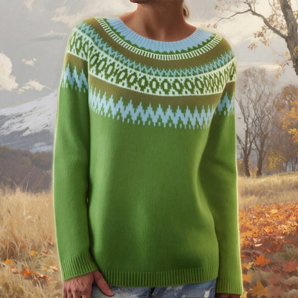 Женский модный свитер, круглый вырез, свободный пуловер, трикотажный свитер с длинными рукавами