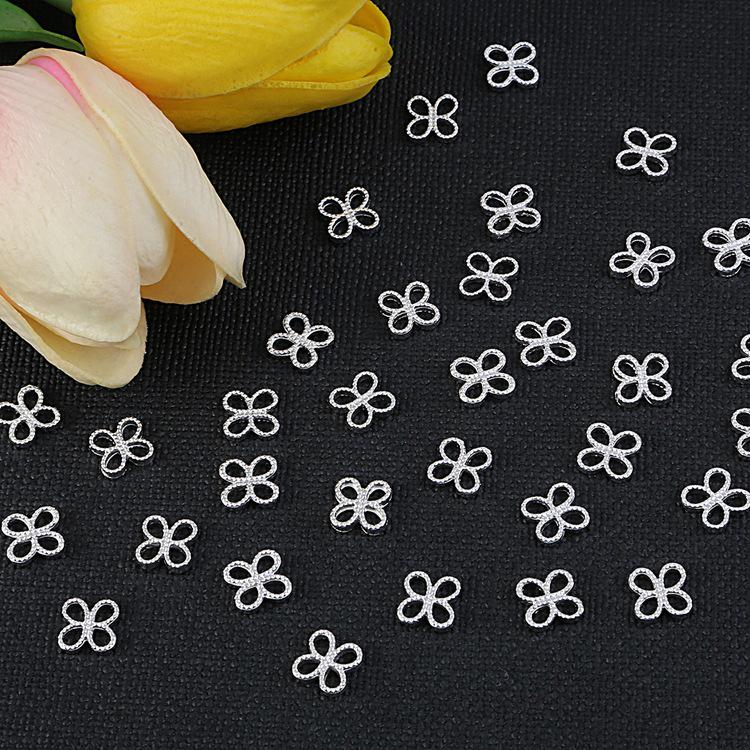 Медная заколка для волос в древнем стиле «Сделай сам» с подвесками в виде клевера и цветка