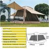 Four Seasons Rainproof Camping Tent: Mesh Anti-Mosquito Sunshade for Outdoor and Beach Use