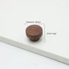 Solid Wood Cabinet Door Handle Retro Solid Wood Children's Room Style Cabinet Shoe Cabinet Drawer Single Hole Wooden Handle