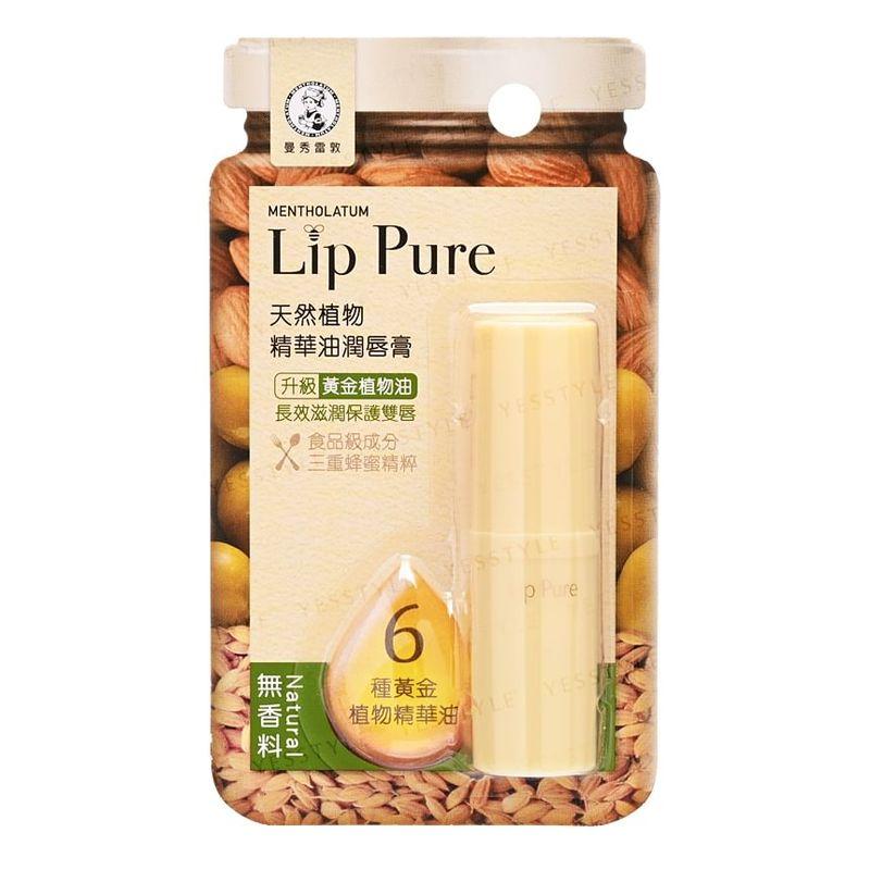 Rohto Mentholatum - Бальзам для губ Lip Pure с эфирными маслами