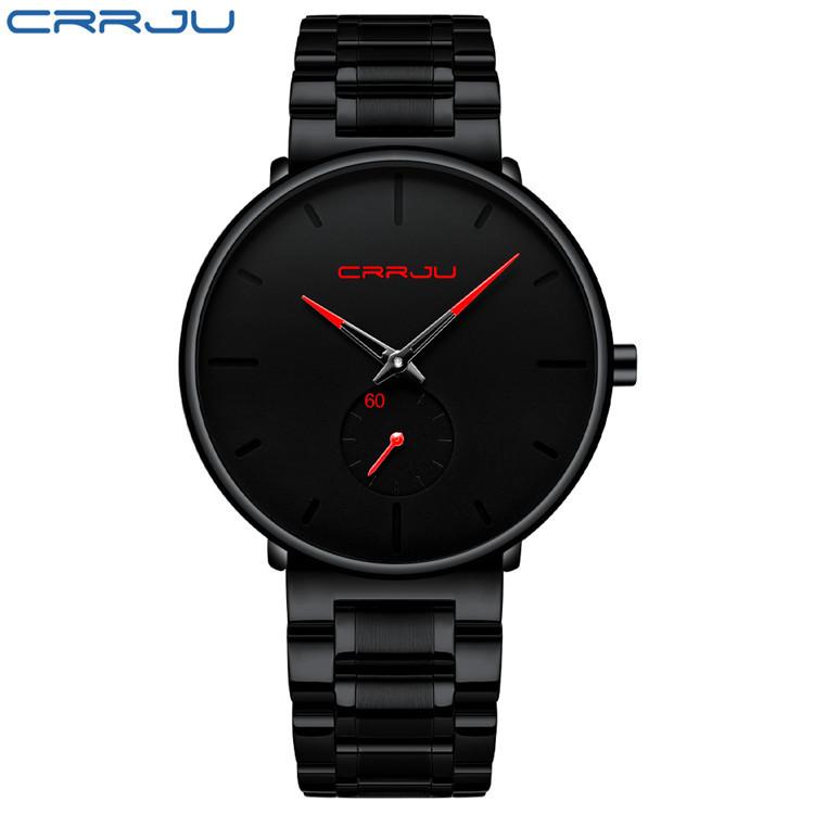 CRRJU 2150New steel band men's watch, casual and personalized watch, fashionable and popular among students