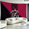 Maroons Wall Tapestry Aesthetic Wall Hanging Printed Fabric Blanket Decorative Tapestries for Bedroom Living Room Home Decor