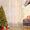 Curtain Garland LED String Lights Festival Decoration 8 Modes USB Remote Control Holiday Wedding Fairy Lights for Bedroom Home