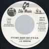 7inch Record J.D. SMOOTHE - It's Not Right But It's O.K. LM83 Life Music US Reggae, Ska & Dub Used