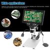 1200X Zoom 12MP HD 7‘’ Digital Microscope Electronic Microscopes Camera Magnifier LCD Display With Base