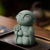 Многостильная миниатюрная статуэтка Будды ручной работы, изысканная фигурка маленьких монахов, милое украшение для дзен-сада, для улицы